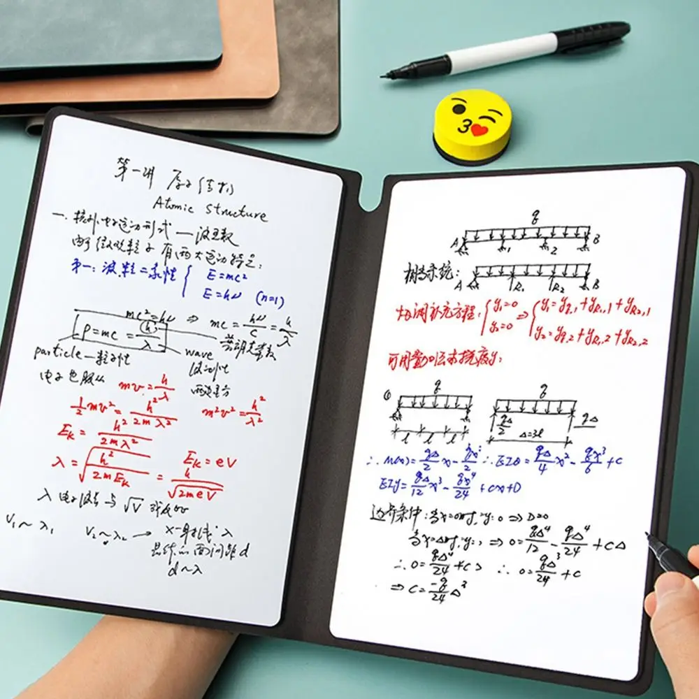 비즈니스 일일 일정 지우기, 학교 사무실 주간 플래너, 메시지 보드 메모 화이트보드 A5 화이트보드 노트북 초안 보드