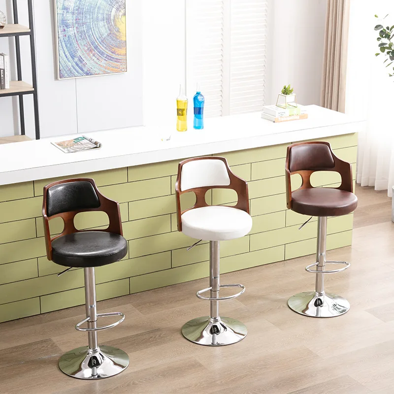 Modern Minimalist Bar Stool Spinning Lift Pulley Bar Stool Work Chair  Restaurant Leisure Barstool Stool - AliExpress