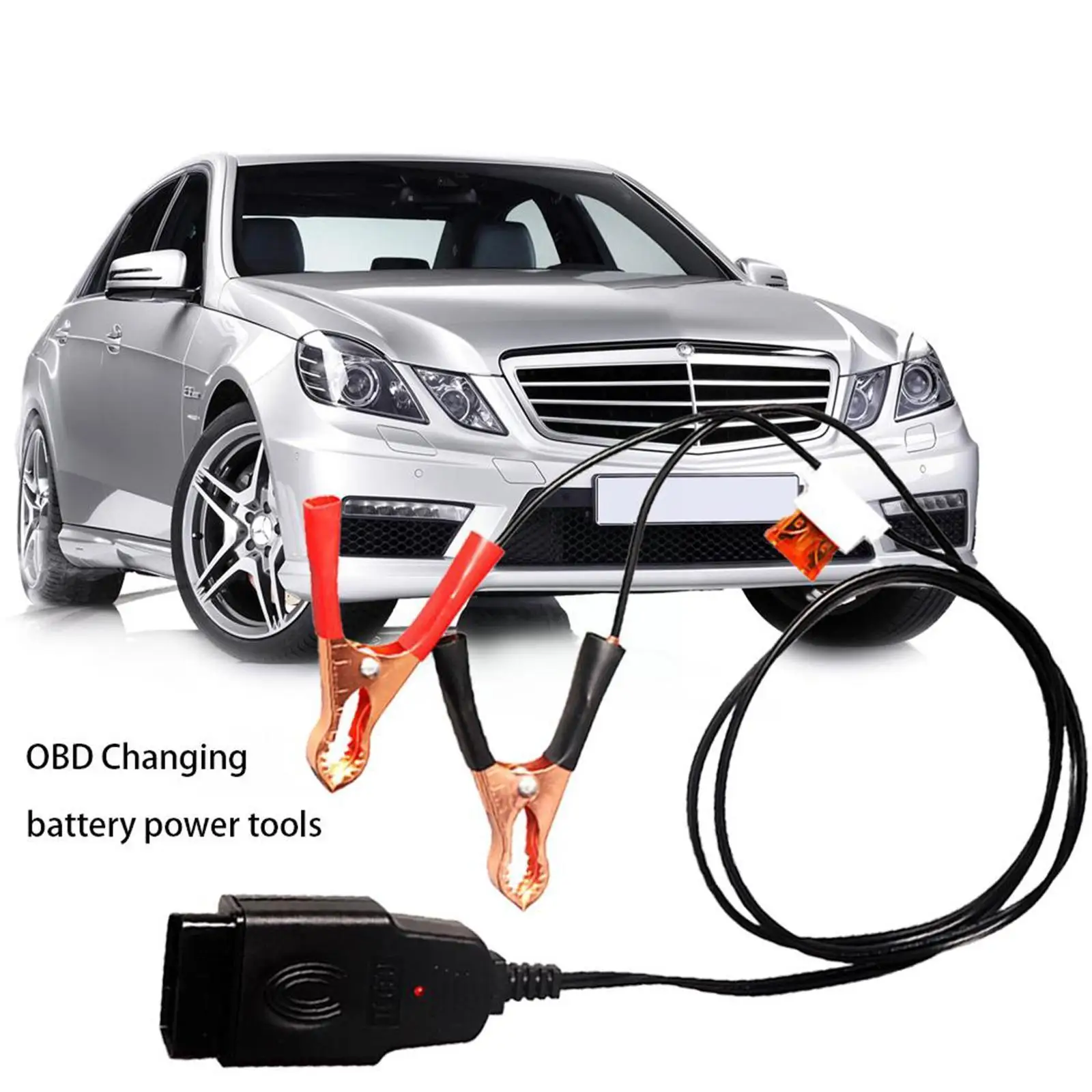 Obd2 Car Battery Replacement Tool Ecu Memory Saver Emergency Cable