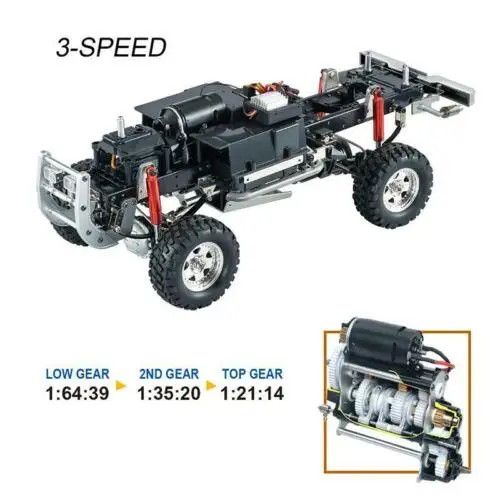 HG 1/10 P409 Pickup Model 4*4 RC Rally Car Racing Crawler 2.4G Ready to Go W/O Battery TH16808-SMT2 4