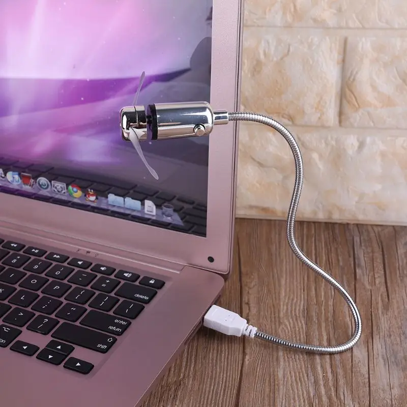 Energy Saving Flexible USB Cooling Fan With For Notebook Laptop Computer