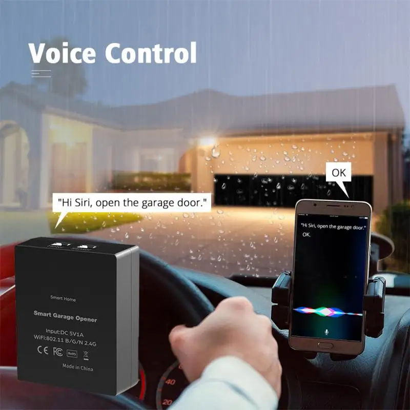 

Продвинутые технологии Homekit, повышенная безопасность и безопасность, безопасное управление доступом, удобное домашнее автоматическое роликовое управление воротами