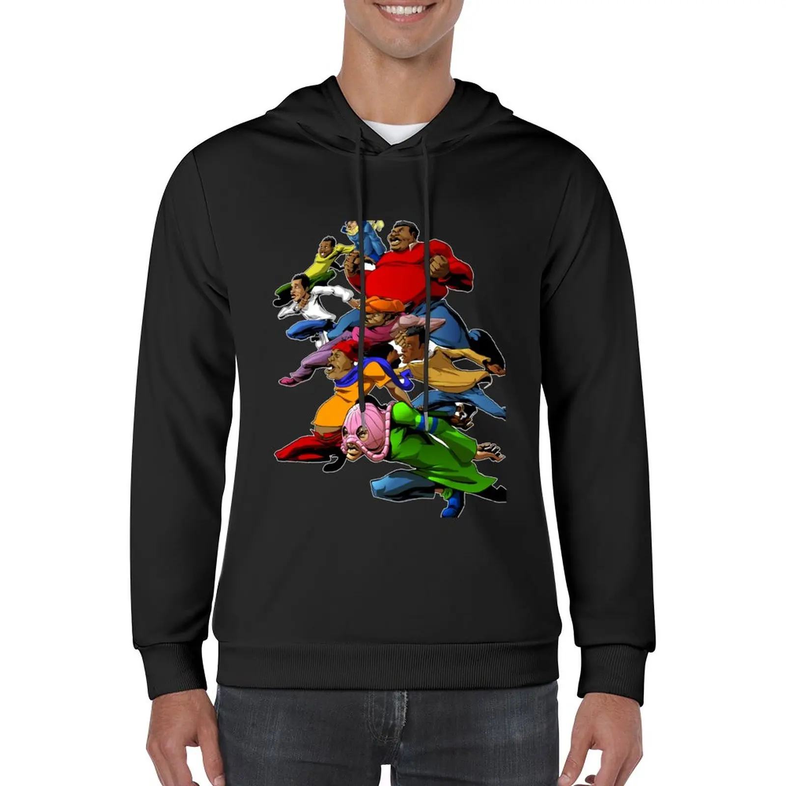 

New Fat Albert and the Gang Ready for battle Pullover Hoodie male clothes korean clothes korean style clothes big size hoodie