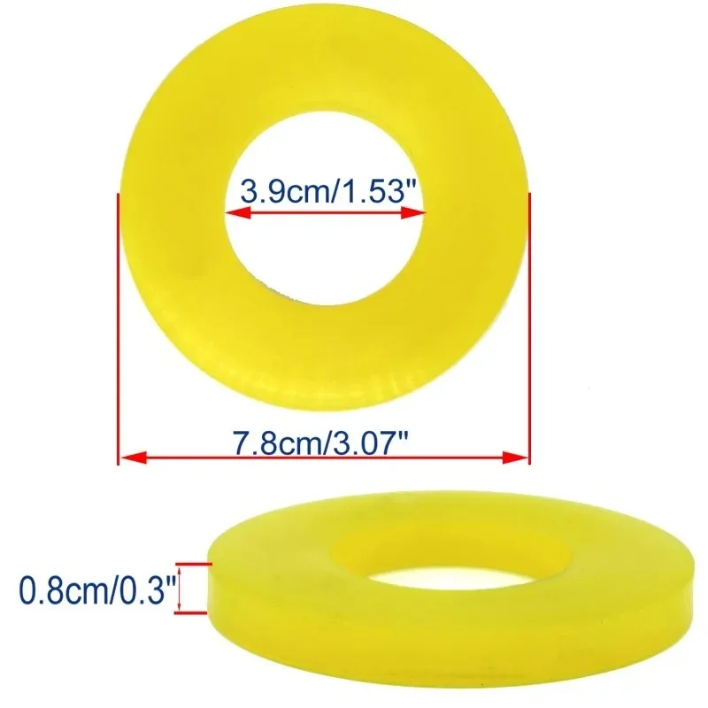 Strut Tower Mount 2X Pad Rubber Bushing Dampers Universal Front Suspension Shock-Absorbing Bearing Washer Over Bumps