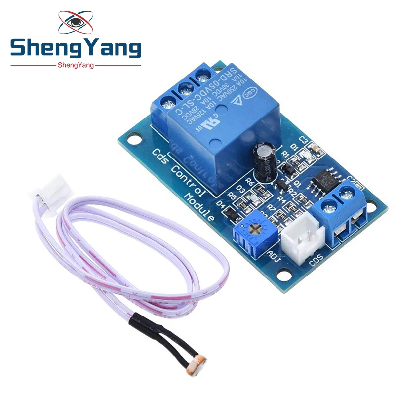 MODULO DE CONTROL CON LDR FOTORESISTENCIA Y RELE