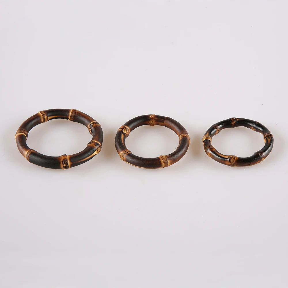 Romantic Unique Handmade Round Circle Real Natural Bamboo Root Napkin Ring