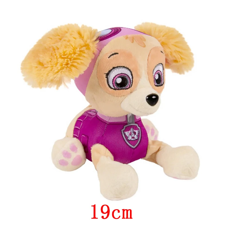 Puppy On Paw Patrolpaw Patrol Plush Dolls - Skye & Chase Soft Stuffed Toys  For Kids