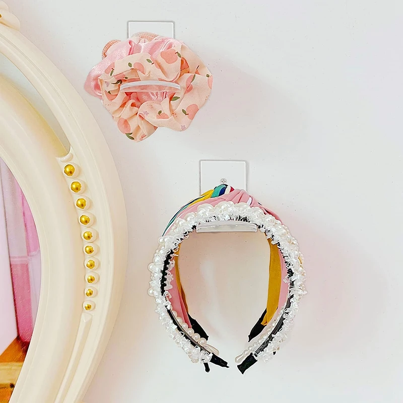 Clear Acrylic Wall Mounted Headband Storage Rack Minimalist Wall Display Shelf For Home Display Rack Hanger Holder Organizer 3