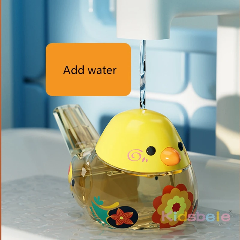 Water Bird Whistle Toy For Kids Bird Shape Tube Funny Toy Cartoon Clear Whistle Toys