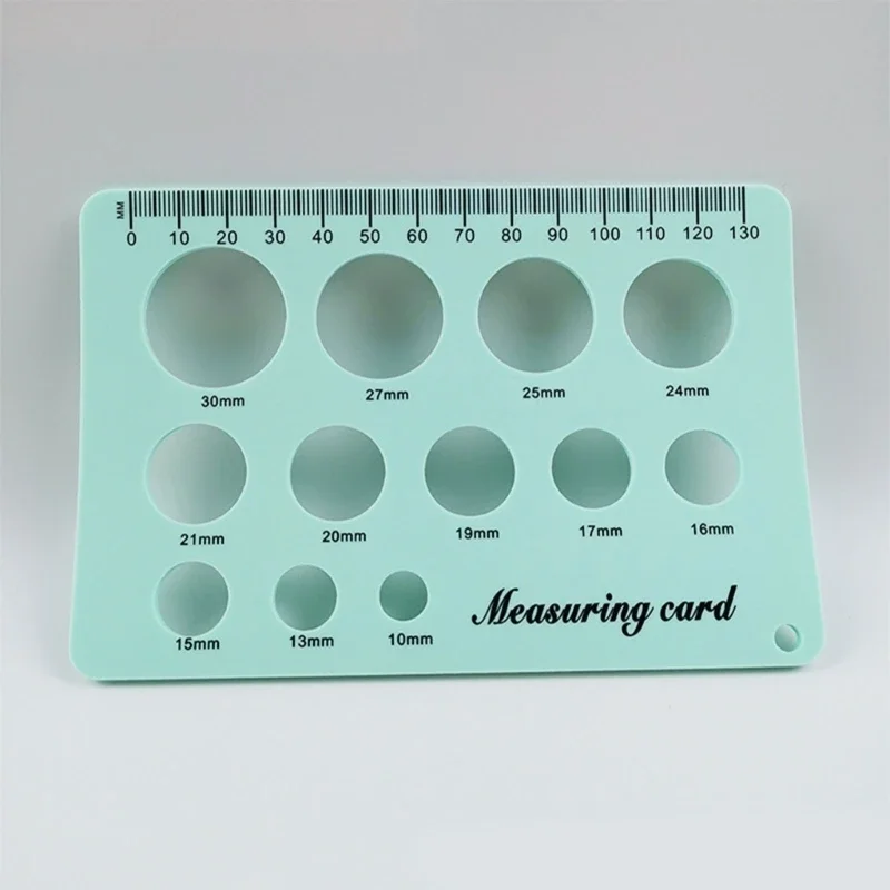 Silicone Nipple Measuring Card Breast Flange Circle Ruler Sizing Tool Efficient Breast Feeding Supplies Accessories