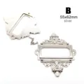 B 55x62mm silver