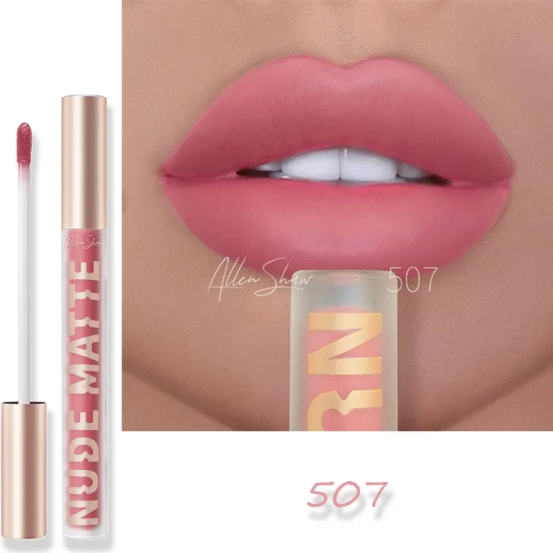 8 Colors Makeup Matte Lipstick Waterproof Long Lasting Lip Stick Sexy Red Pink Velvet Nude Lipsticks Make Up Lip Tint Cosmetics lip makeup lip tint