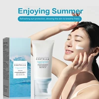 2/1 pièces SPF50 + crème solaire Centella forte Protection UV crème solaire à base d'eau soleil corps crème solaire hydratante soins de la peau 2