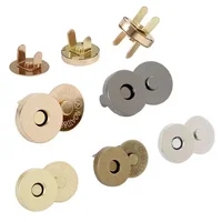 10sets/lot 14mm 18mm Magnetic Snap Fasteners Clasps Buttons Handbag Purse Wallet Craft Bags Parts Accessories Adsorption 1