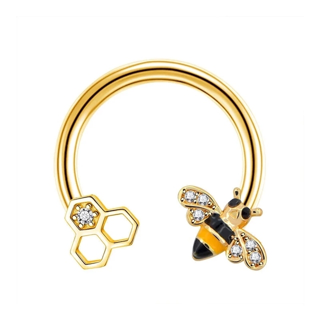 Nose Ring 16G Horseshoes Rings Helix Hoop Septum Piercing Butterfly Sexy Nariz Piercing Ear Cartilage Tragus Goth Piercing
