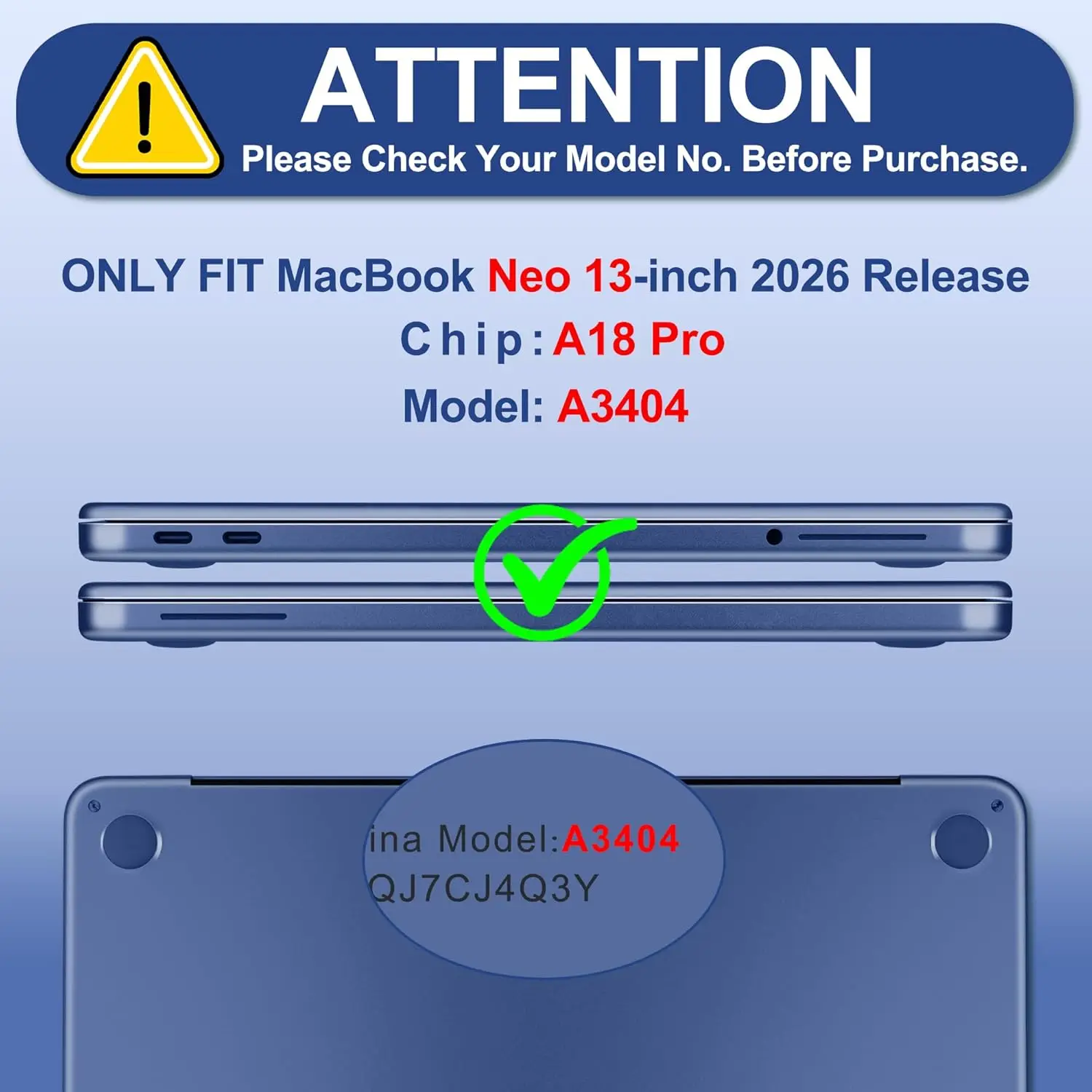 Reinforced Corners Protective Case for 13-Inch Laptops