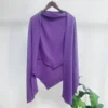 Muslim Women Eid Ramadan Khimar Crepe Headscarf Islam Clothing Ovehead Niqab Arab Head Wrap Prayer Hijab Nikab Scarf Abaya Robe