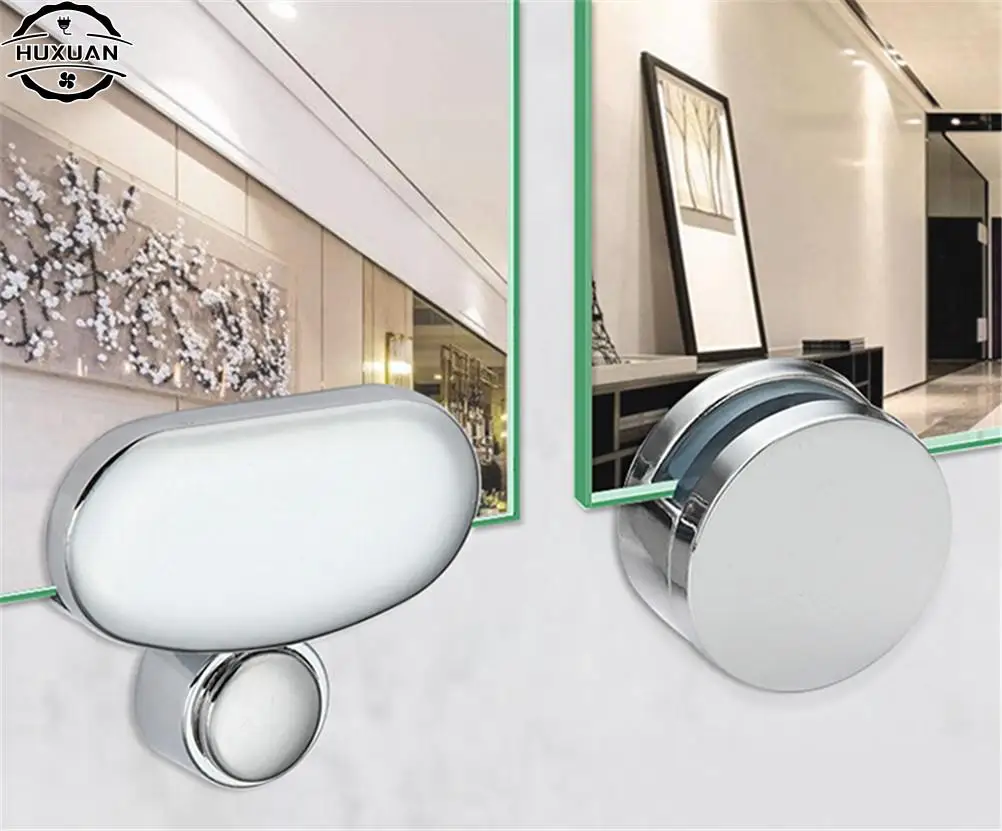 Advertising Plate Glass Clamp Fixed Clip Mirror Mirror Fixed Fitting Bathroom Glass Hinger Accessories glass fasteners mirror fixing kit
