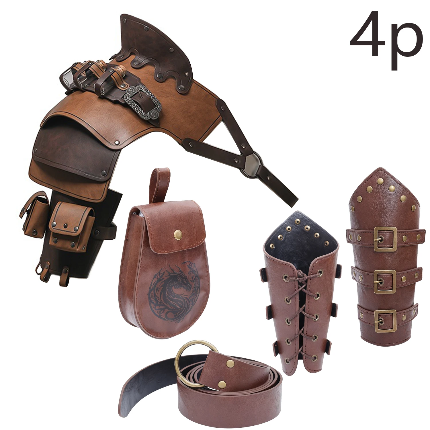 A Light brown 4p
