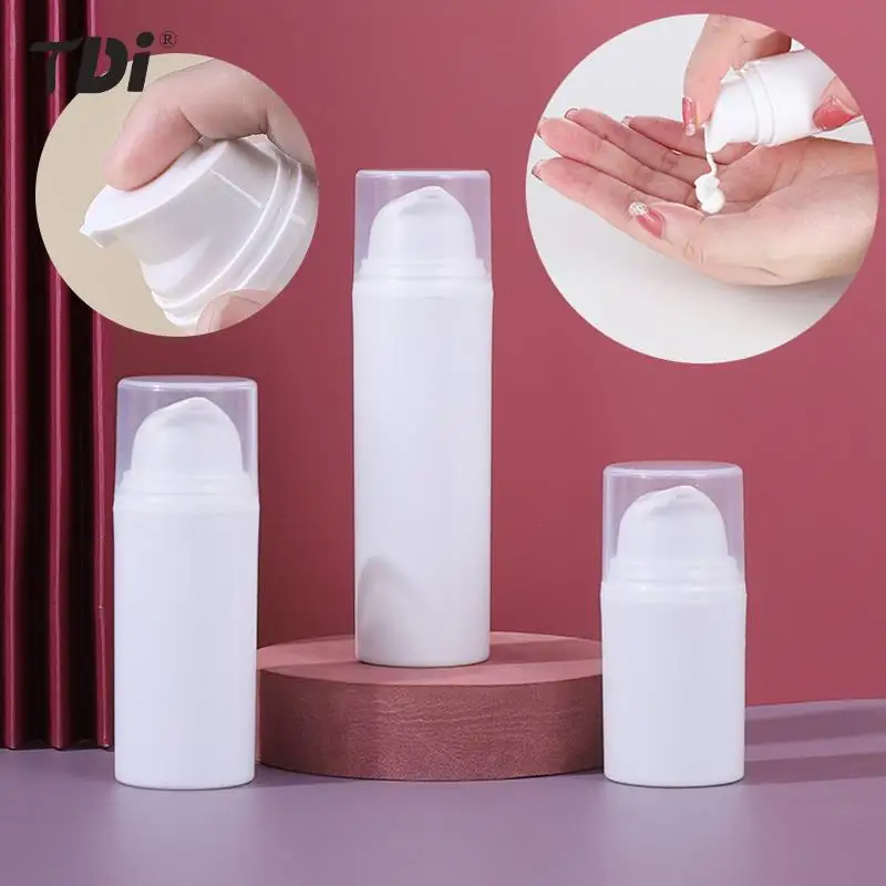 

15-50ml Airless Spray Bottle Travel Cosmetic Container Refillable Cream Lotion Jar Pump Empty Vacuum Spray Bottle Water Bottle