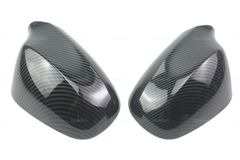 Für BMW 1er 3er E87 E88 E81 E82 E90 E91 E92 E93 LCI Carbon Faser Muster Schwarz Seite Flügel rückspiegel Abdeckung Kappe Zubehör – Detail 14