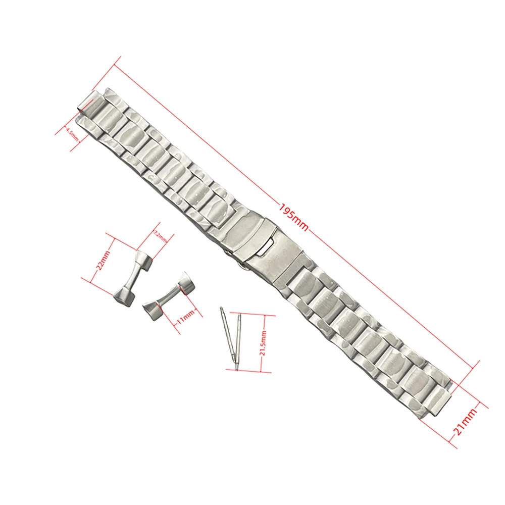 Watch Strap Butterfly Buckle Strap Watch Replacement Watch Accessories for SK007