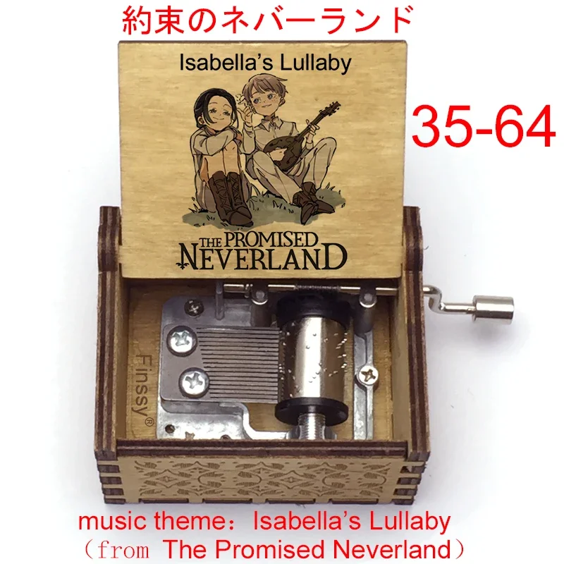 Isabella's Lullaby music song from anime The Promised Neverland Music Box fans christmas new year gift home office Decoration