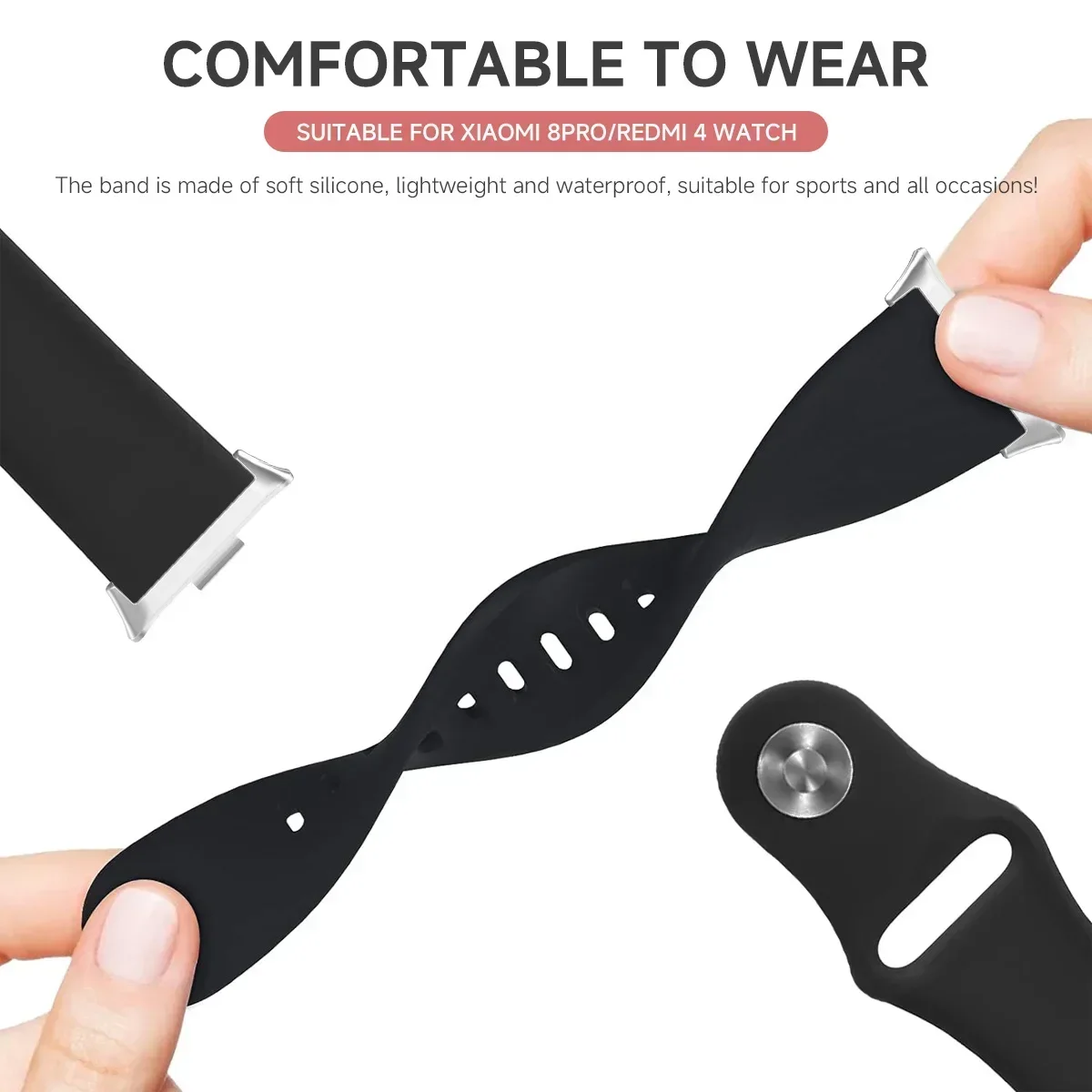 Silicone Sport Replacement Band – Stylish Strap Accessory in Vibrant Colors