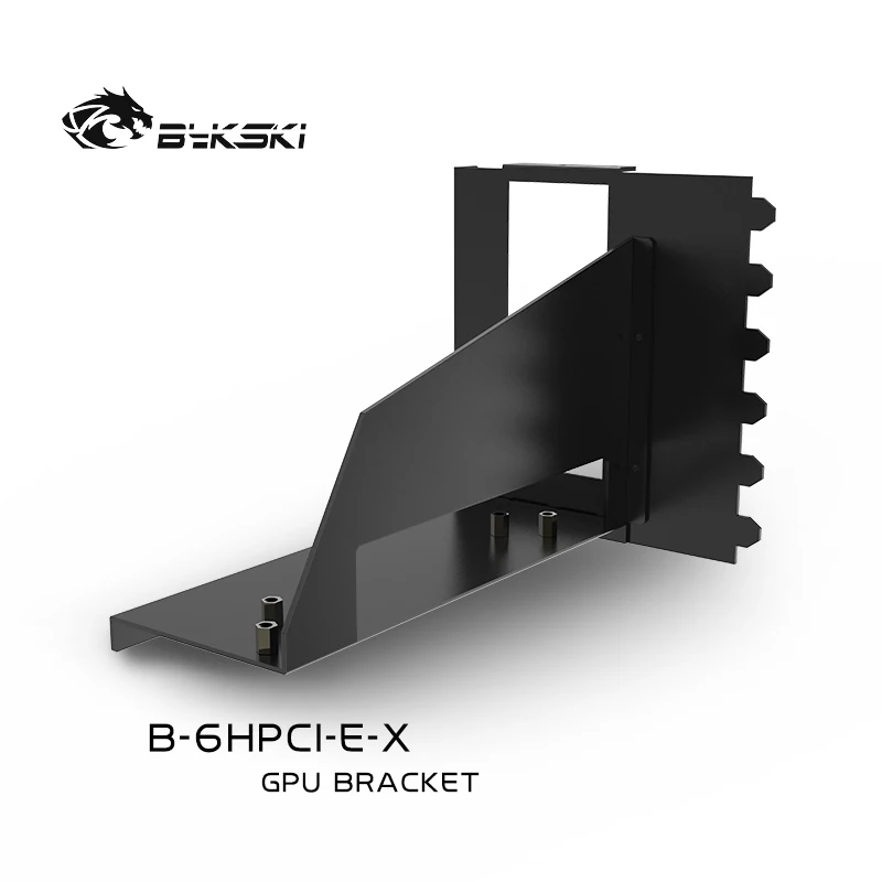Фото Bykski 25 см компьютерные графические карты PCI Express соединительный кабель Реверсивный кронштейн Райзер карта 6 PCI-E гибкий кабель/Вертикальное Крепление для графического процессора №3