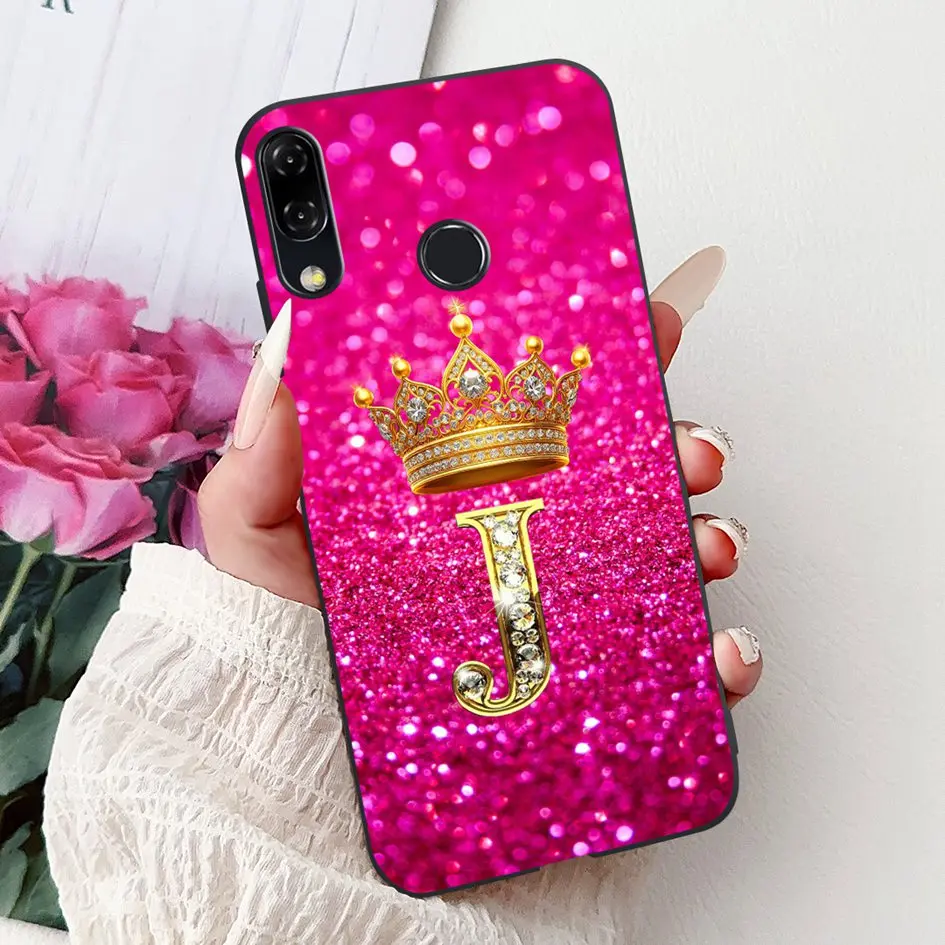 Luxury Crown Letters Soft Silicone TPU Phone Case Cover