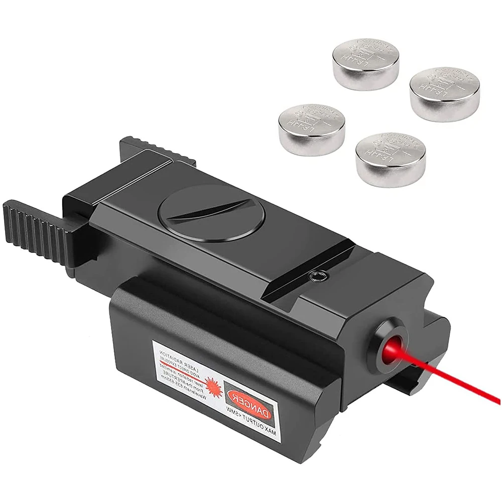 Pointeur Laser tactique à point rouge, pistolet, fusil de poing