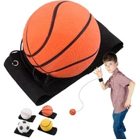 Elastic Wrist Reaction Ball High Bounce Rubber Training Ball for Hand Strength Reflex Indoor Outdoor Sports Toy for Kids Adults