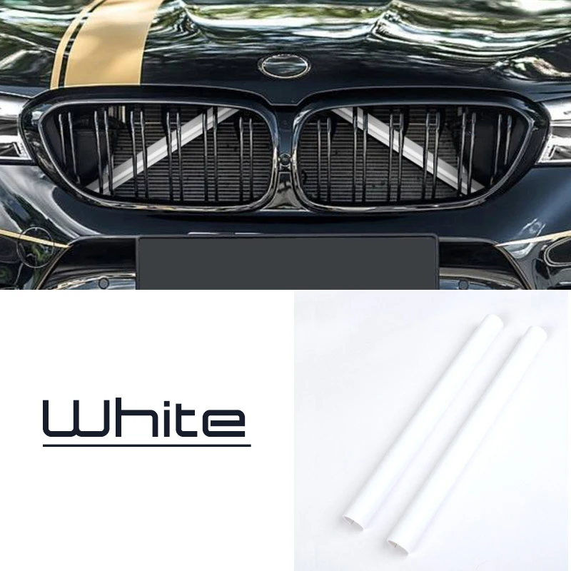 Kühlergrill Zierstreifen Für BMW F30 F31 F32 F33 F34 F36 F20 F21 F22 F23 G29 - Weiß, ABS Material