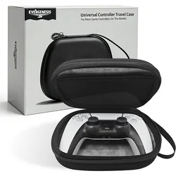 Universal Controller Hard Protective Carrying Case - Durable Travel Bag (Black)