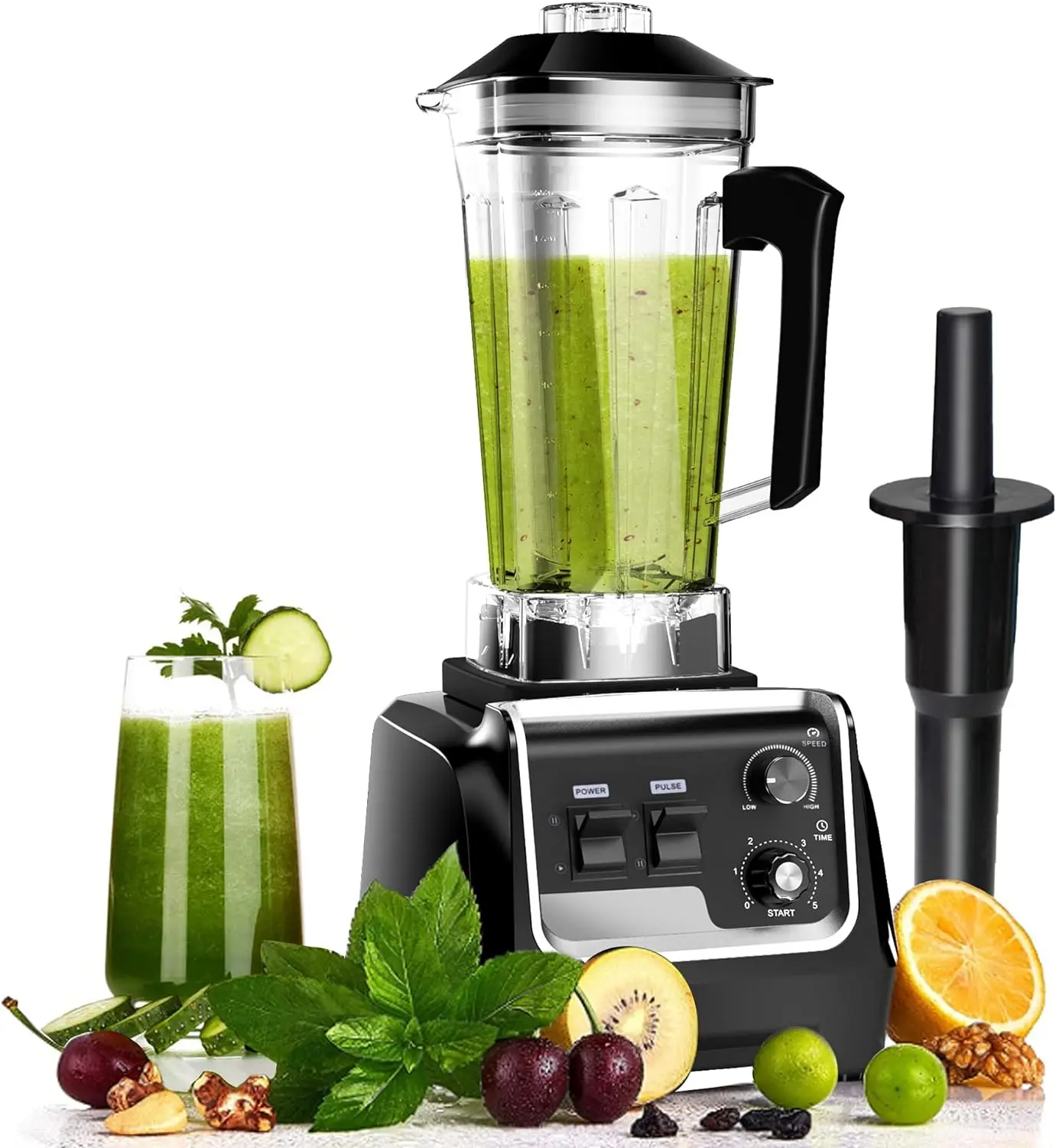 

Blenders for Kitchen, Professional Smoothies Blender with 68oz Container, 2200W High Power Countertop Blender for Frozen Fruit