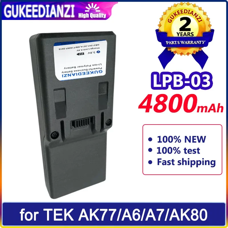 

Аккумулятор GUKEEDIANZI LPB03 4800mAh для TEK AK77/A6/A7/AK80 Batteria