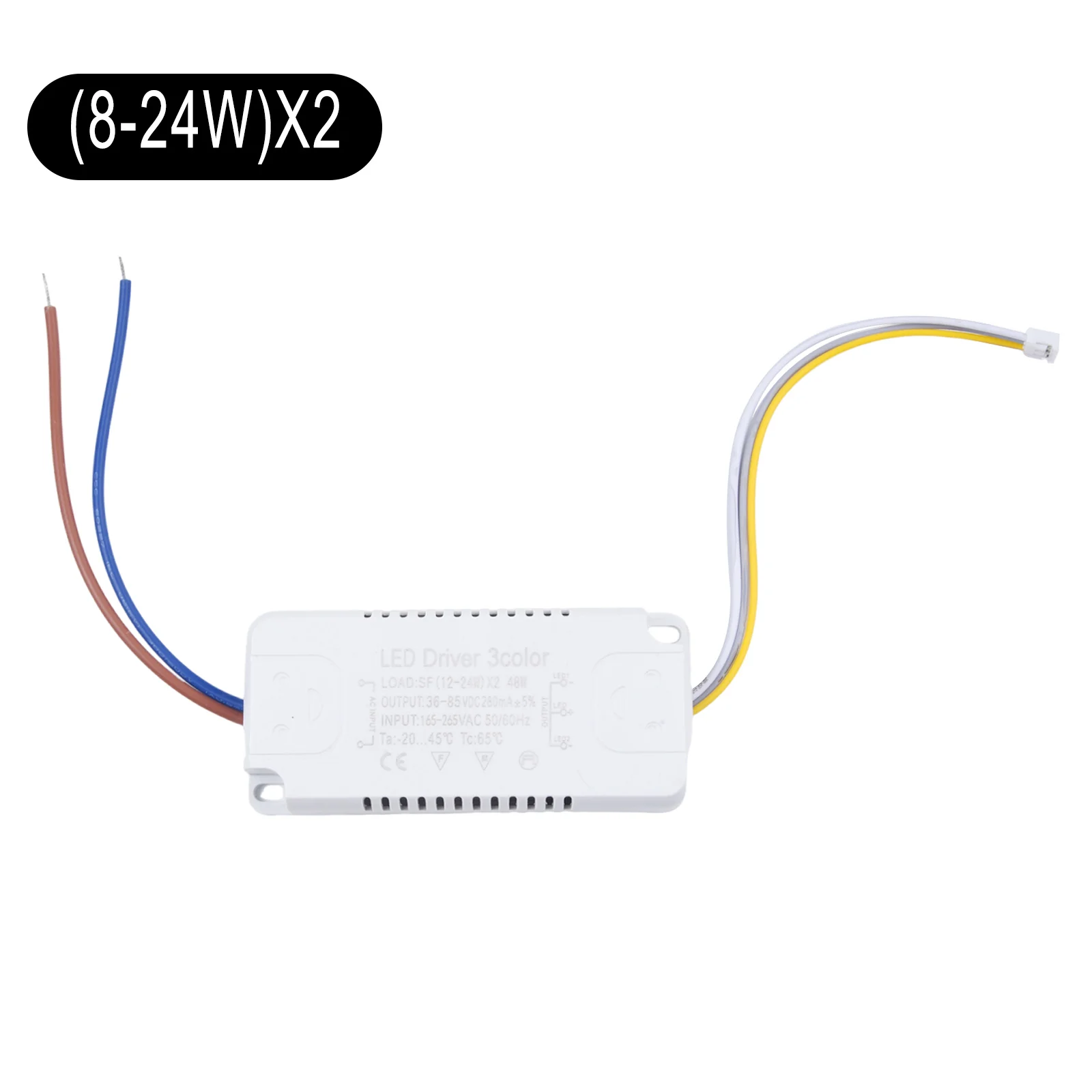 Description Picture 3 of item3 Color LED Driver Non-Isolating Lighting Transformer 8-24W 20-40W 30-50W 40-60W 50-70W Power Supply Adapter Replacement