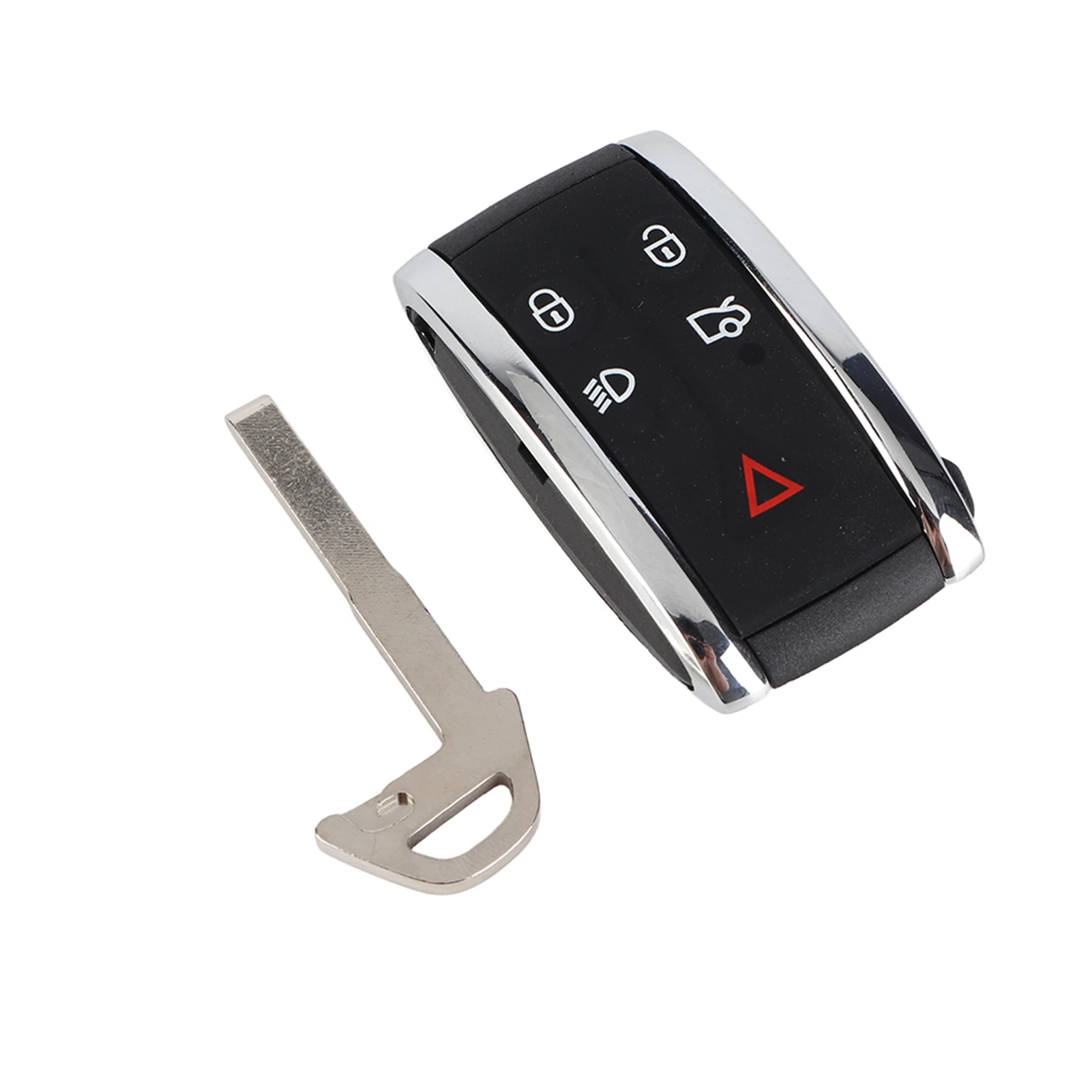 Car Remote Key Fob Shell Case Replacement Fits for XF 2009‑2012 5 Button Car Key Fob Remote Control