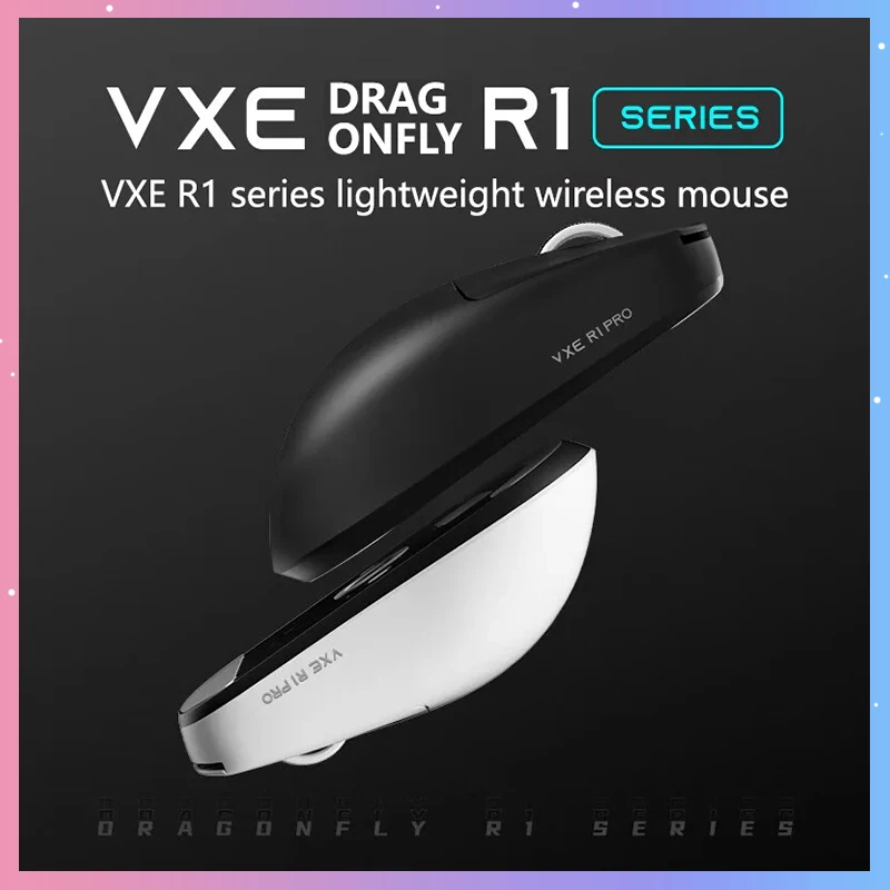 

VXE Dragonfly R1 мышь 3 режима PAW3395/PAW3395 SE для игр электронных видов спорта длительный срок службы батареи непористый Легкий эргономичный подарок предпродажа