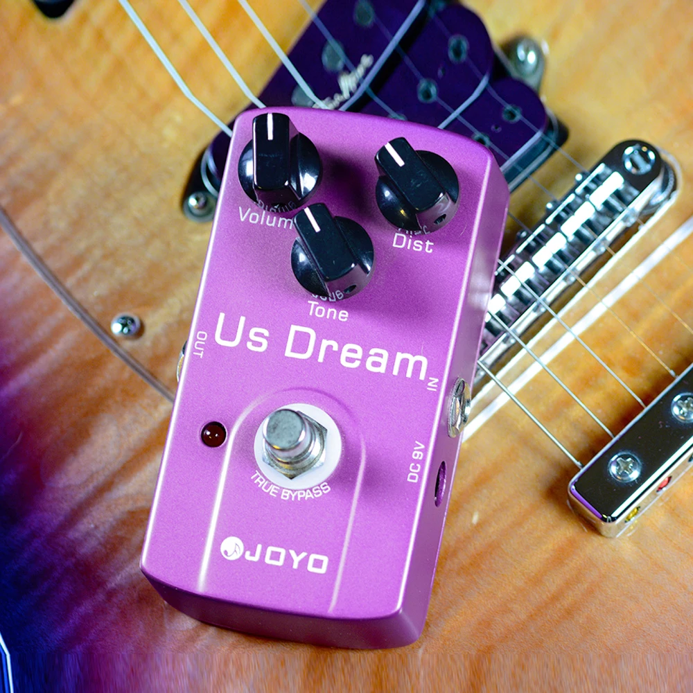 JF-34 US DREAM Distortion Guitar Pedal Simulate Driven Tube Amplifier High Gain