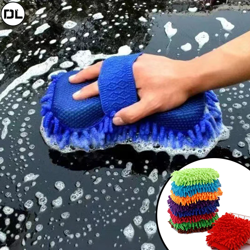 Protection Sponge Car Washer Sponge Cleaning Motorcycle Care Detailing Brushes Washing Sponge Gloves Styling Cleaning Supplies 1 pair baby anti scratching soft cotton gloves newborn protection face scratch mittens infant handguard supplies g99c