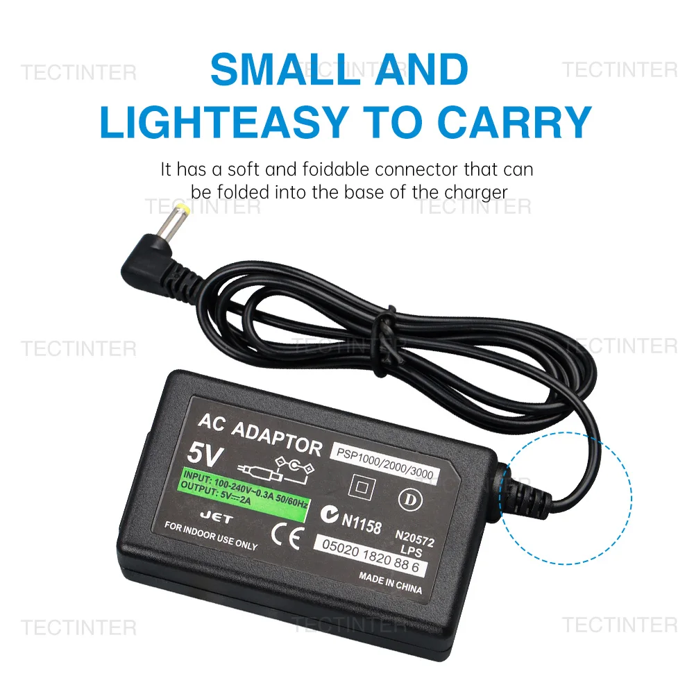 Charger Power Supply Cord For PSP