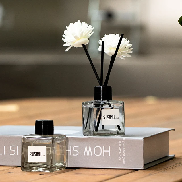 Désodorisant d'aromathérapie, parfum de fleur sans flamme, diffuseur d'arôme pour la maison et le bureau, ornement décoratif de bureau, 50ml 2