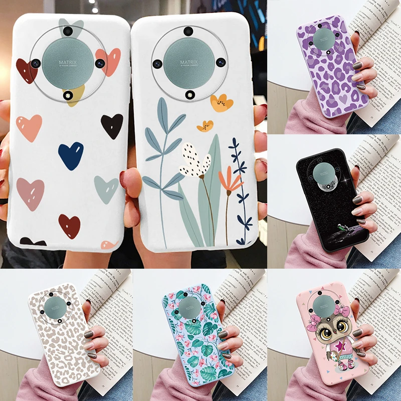 Charming Love Heart Daisy Flowers Silicone Soft Cute Cartoon Phone Case