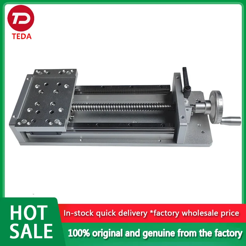 CNC linear guide slide HGR15 hand crank screw 100mm500mm effective