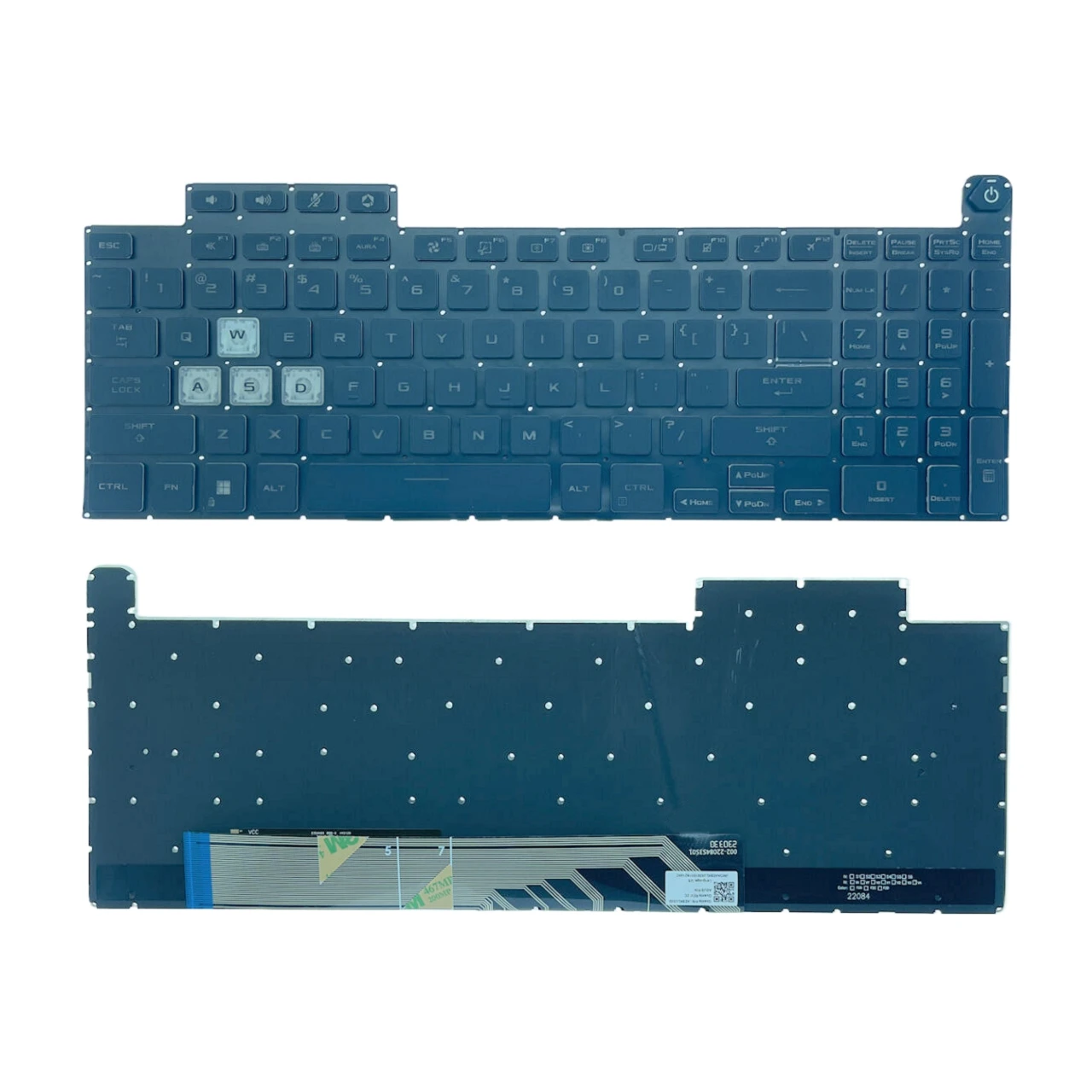 Teclado Retroiluminado para Laptop dos Eua Asus Tuf Gaming A15 F15 Fa507 Fa507rc Fa507re Fx507 Fx517 A17 Fa707 F17 Fx707 Fx707zc Novo