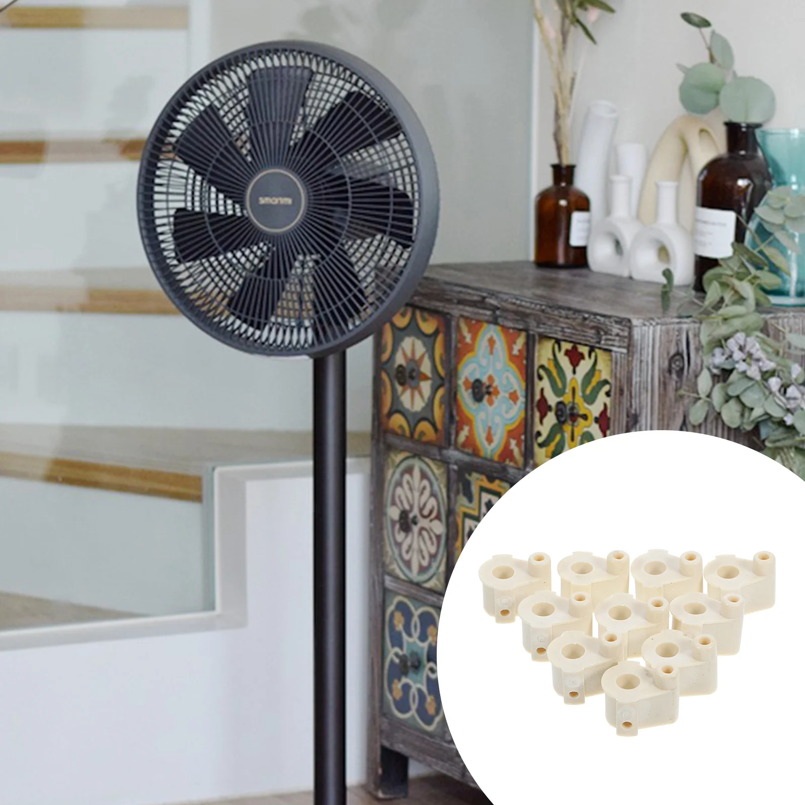 20 Pcs Motor Connector Buttons Electric Fan Swing Shaft Connection Accessory Knob