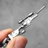 AWM Sniper Gun Stainless Steel Jewelry Fashion Men Necklaces With Pendant For Male Women Punk HipHop Accessories Gifts Wholesale 4
