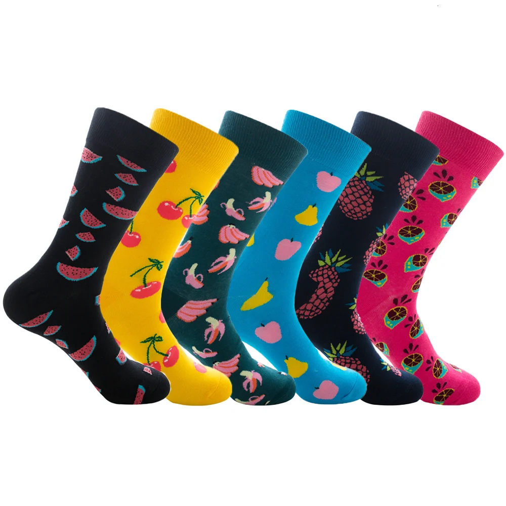 

Cotton Funny Couple Sock Unisex Harajuku Leaves Crew Casual Happy Socks For woMen Art Flamingo Fashion Cute Hipster Sock Hip Hop