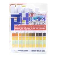 100pcs PH0-14 Test Paper Laboratory Household PH Test Strips Indicator Scientific Litmus Alkaline Acid Testing PH Test Meter 1